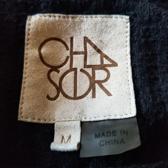 Chaser black long sleeve top size M - Picture 6 of 9